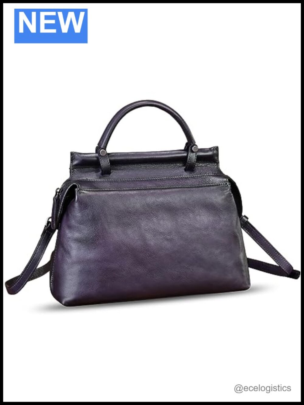 Genuine Leather Crossbody Bag Vintage Satchel Handbag Retro Pouch Purse Ladies